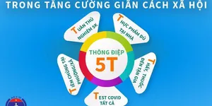 BỘ Y TẾ PHÁT ĐI 'THÔNG ĐIỆP 5T' CHỐNG DỊCH COVID-19 GIAI ĐOẠN MỚI