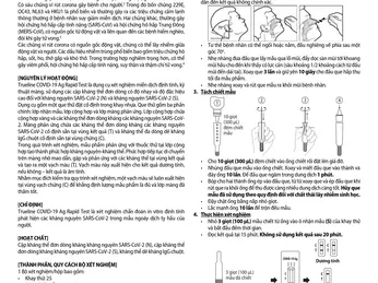 Hướng dẫn sử dụng Bộ kit Trueline Covid-19 Ag Rapid Test 