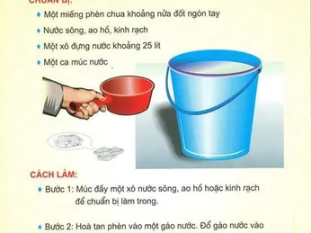 CÁC BIỆN PHÁP XỬ LÝ NƯỚC SINH HOẠT TRONG MÙA MƯA LŨ