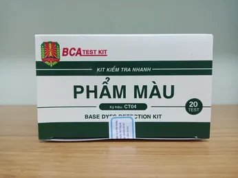 Cách kiểm tra phẩm màu trong thực phẩm bằng bộ Kit