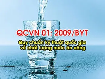 QUY CHUẨN KỸ THUẬT QUỐC GIA  QCVN 01:2009/BYT - VỀ CHẤT LƯỢNG NƯỚC ĂN UỐNG