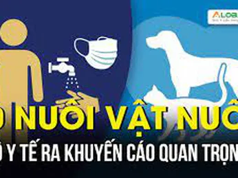 BỘ Y TẾ: F0 KHÔNG ĐƯỢC TIẾP XÚC VỚI VẬT NUÔI TRONG NHÀ