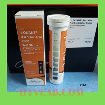 Que thử nhanh axit ascorbic 0-2000 ppm (212.1)