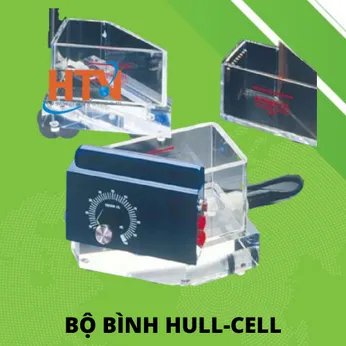 Bộ bình Hull cell 1000ml kiểm tra quá trình điện phân (050004) 