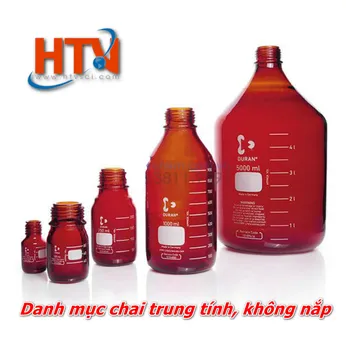 DANH MỤC CHAI TRUNG TÍNH NÂU, KHÔNG NẮP TẠI HTVLAB