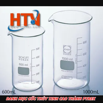 DANH MỤC CỐC THỦY TINH CAO THÀNH PYREX TẠI HTVLAB