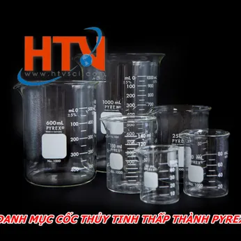 DANH MỤC CỐC THỦY TINH THẤP THÀNH PYREX TẠI HTVLAB