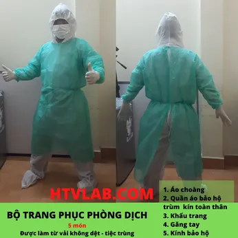 Bộ trang phục phòng dịch 5 món