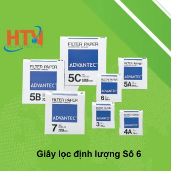 Giấy lọc định lượng Số 6 Advantec Nhật