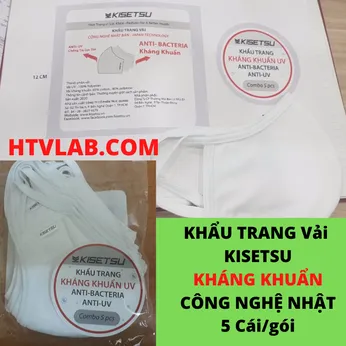 Khẩu trang vải kháng khuẩn công nghệ Nhật Bản