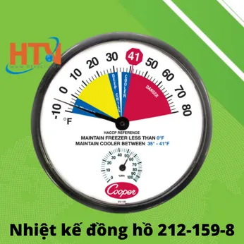 Nhiệt kế đồng hồ treo tường 212-159-8