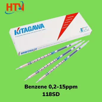 Ống test Khí Benzene 0,2-15ppm, 118SD KITAGAWA