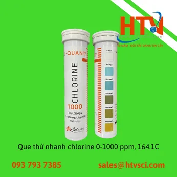 Que thử nhanh chlorine 0-1000 ppm - 164.1C