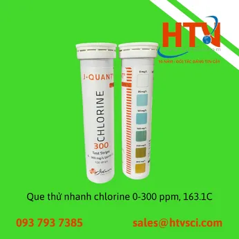 Que thử nhanh chlorine 0-300 ppm - 163.1C