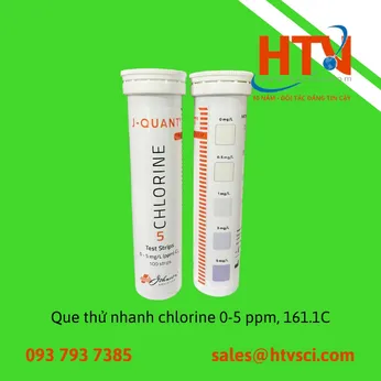Que thử nhanh chlorine 0-5 ppm - 161.1C