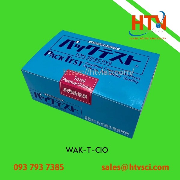 PACKTEST Total Residual Chlorine