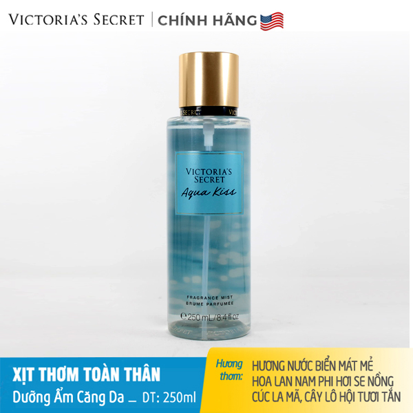 Xịt thơm toàn thân dưỡng ẩm Aqua Kiss - Victoria Secret