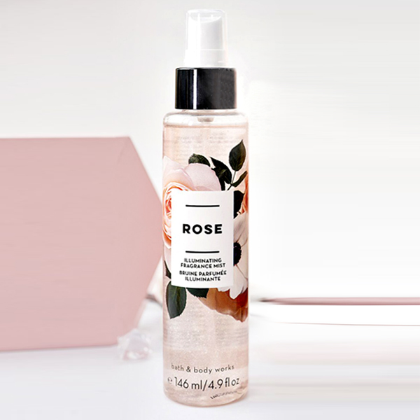 [Chính hãng Mỹ] Xịt thơm toàn thân Rose body mist hương thơm nhẹ nhàng nồng ấm - Bath & Body Works 236ml