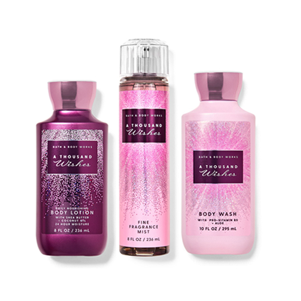 Sữa dưỡng thể A Thousand Wishes lotion - Bath and Body Works 236ml | Chính hãng Mỹ mẫu 2024