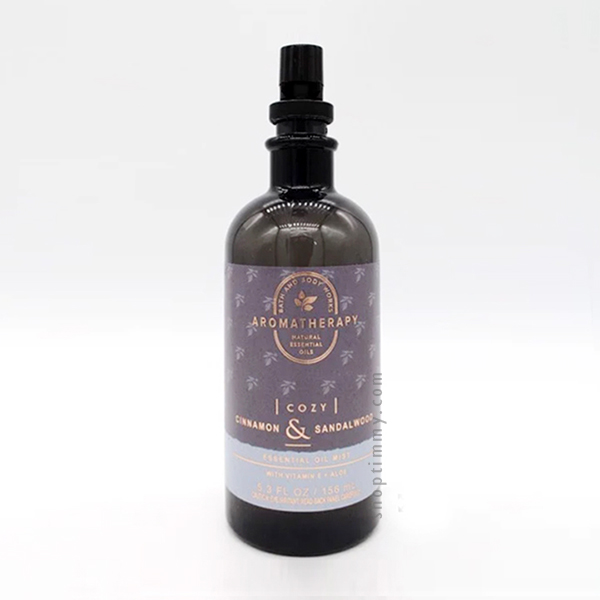 Tinh Dầu Thư Giãn Xịt thơm gối ngủ Cozy Cinnamon Sandalwood body mist