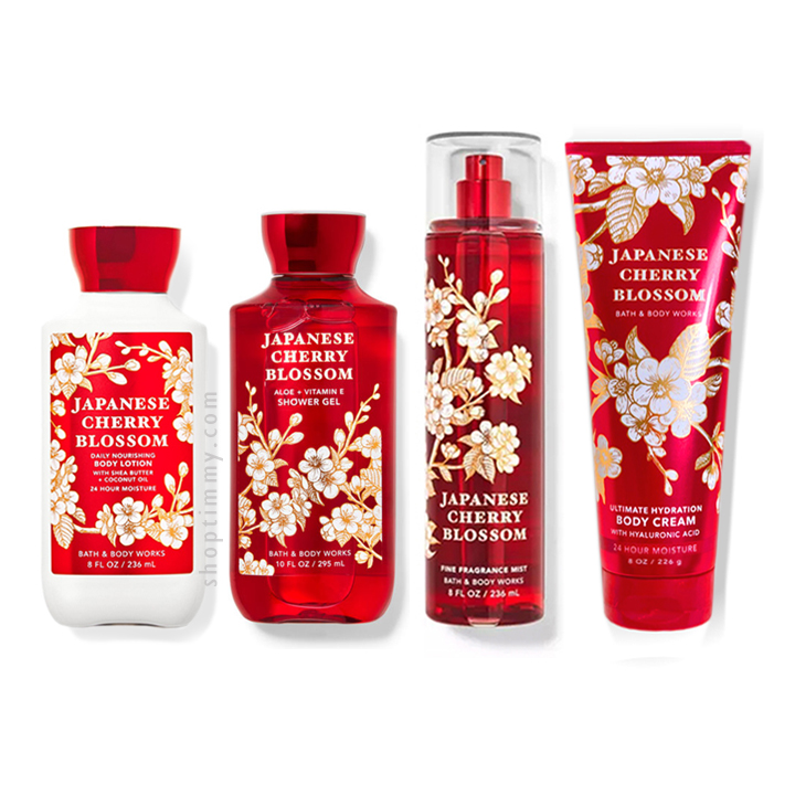 Sữa tắm vitamin E Japanese Cherry Blossom Bath & Body Works 295ml