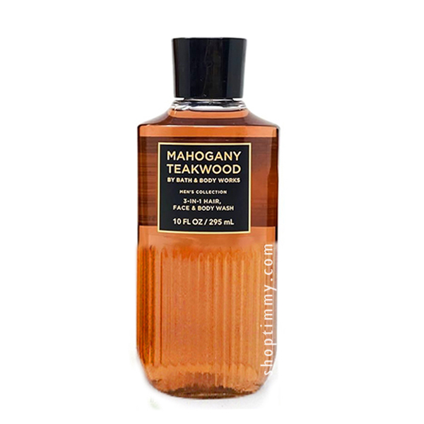 Bath & Body Works Mahogany Teakwood 3-in-1 Hair, Face & Body Wash