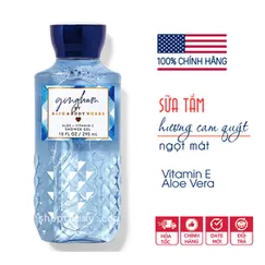 Sữa tắm dưỡng ẩm lưu hương nước hoa Gingham - Bath & Body Works 295ml