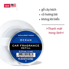 Nước Hoa Tinh Dầu Khử Mùi Làm Thơm Xe Hơi Ô tô mùi ngọt | Ocean - Bath & Body Works 6ml | chính hãng Mỹ
