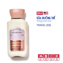 Sữa dưỡng thể mini du lịch Champagne Toast - Bath and Body Works | Travel size | Chính hãng Mỹ | 2024