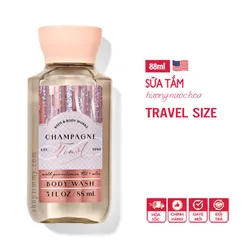 Sữa tắm mini du lịch Champagne Toast - Bath and Body Works | Travel size 88m | 2024
