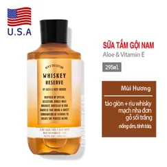 Sữa tắm, gội đầu, rửa mặt cho nam giới Whiskey Reserve hương nanwn động cuốn hút - Bath and Body Works chính hãng Mỹ | 295ml