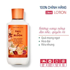 Sữa dưỡng thể hương nước hoa Fall In Bloom - Bath & Body Works 236ml | Cính hãng Mỹ