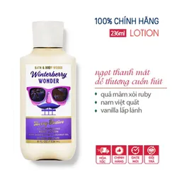 Sữa dưỡng thể WinterBerry Wonder - BST mùa đông 2025 - Bath & Body Works 236ml | Chính hãng Mỹ