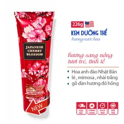 Kem Dưỡng Thể Japanese Cherry Blossom - Bath & Body Works 226g | Chính hãng Mỹ mẫu 2024