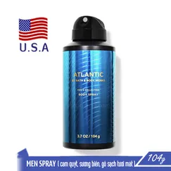 Xịt khử mùi toàn thân nam Atlantic - Bath and Body Works 104g | Chính hãng Mỹ