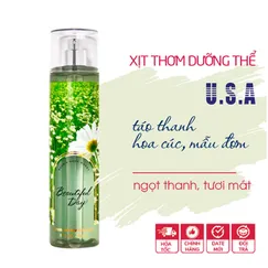 Xịt thơm toàn thân Beautiful Day (New)  - Bath and Body Works 295ml | Chính hãng Mỹ