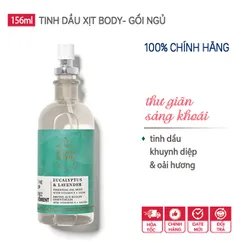 Tinh Dầu Thư Giãn Xịt thơm gối ngủ & cơ thể Breathe Deep | Eucalyptus Lavender - tinh dầu Khuynh diệp Oải hương - Bath & Body Works Aromatherapy | Chính hãng Mỹ