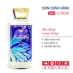 Sữa dưỡng thể Butterfly mùi sang thanh lịch - Bath & Body Works 236ml | Chính hãng Mỹ
