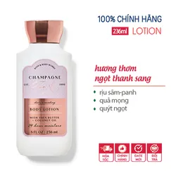 Sữa dưỡng thể Champagne Toast |2023 - Bath and Body Works 236ml | Chính hãng Mỹ | 2024