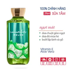Sữa tắm Cucumber Melon - Bath and Body Works 295ml | Chính hãng Mỹ - 2025