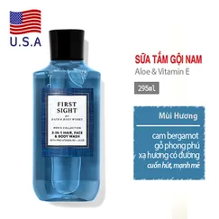 Sữa tắm, gội đầu, rửa mặt cho nam giới First Sight  - Bath and Body Works chính hãng Mỹ | 295ml