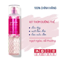 Xịt thơm toàn thân body mist Gingham Gorgeous hương nhẹ nhàng - Bath and Body Works 236ml | chính hãng Mỹ mẫu 2024