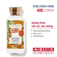 Sữa dưỡng thể Golden Sunflower - Bath & Body Works 236ml | Chính hãng Mỹ