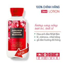 Sữa dưỡng thể Japanese Cherry Blossom - Bath & Body Works 236ml | Chính hãng Mỹ
