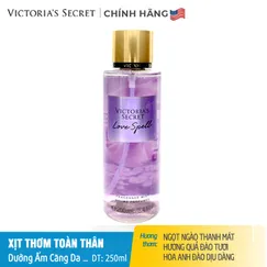 Xịt thơm toàn thân dưỡng ẩm Love Spell - Victoria's Secret 250ml | Chính hãng Mỹ