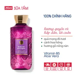Sữa tắm Madame Mystique dưỡng ẩm lưu hương sang trọng, bí ẩn - Bath and Body Works 295ml [ Chính hãng Mỹ