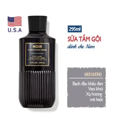 Chính hãng Mỹ | Sữa tắm gội & rửa mặt 3 in1 cho nam hương Noir - Bath and Body Works 295ml