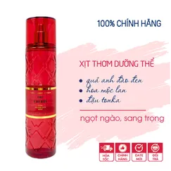 Xịt thơm toàn thân Oh Cherry body mist hương nước hoa sang trọng - Bath and Body Works 236ml | Chính hãng Mỹ