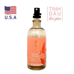 Tinh Dầu Thư Giãn Xịt thơm gối ngủ & cơ thể - Orange Ginger - Bath & Body Works Aromatherapy chính hãng Mỹ