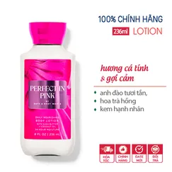 Sữa dưỡng thể Perfect In Pink hương độc lạ cá tính - Bath & Body Works 236ml | Chính hãng Mỹ